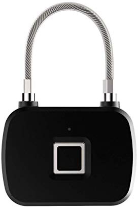 Prima05Sally Lucchetto per Impronte digitali Lucchetto Intelligente Lucchetti per Porte per Impronte digitali Lucchetto per Impronte digitali Portatile antifurto per Valigia con cassetto per Borsa