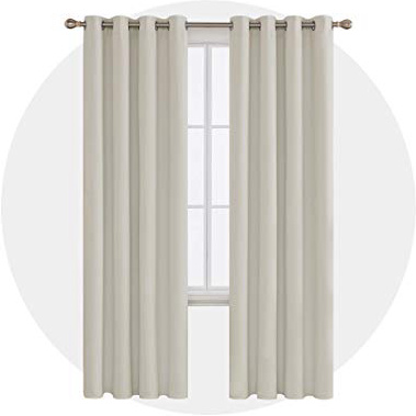 Deconovo Tende Oscuranti Termiche Isolanti con Occhielli per Camera da Letto 140X290 CM Beige Chiaro 2 Pannelli