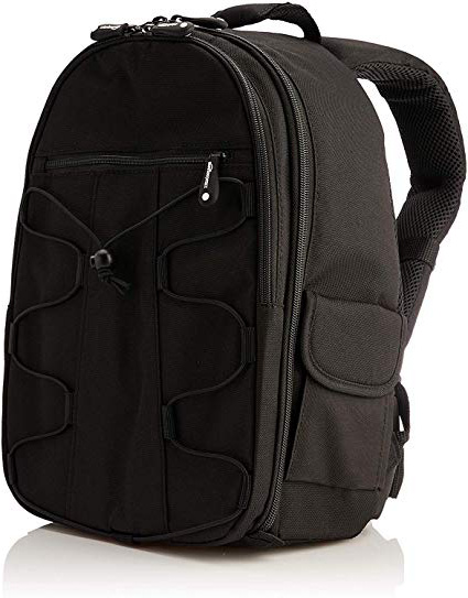 AmazonBasics- Zaino per fotocamera SLR + accessori, colore: Nero