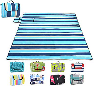 SKYSPER Coperta da PIC-Nic, Base Impermeabile Tappetino da Campeggio Portatile Spiaggia Coperta Vari Colori e Modelli