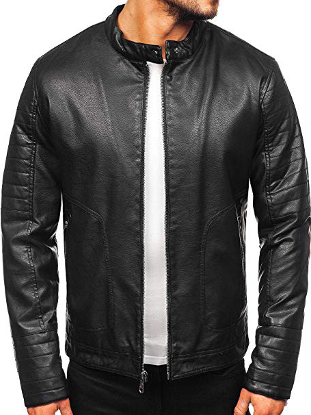 BOLF – Giacca - Trapuntata – con Cappuccio – Mezza Stagione – Sportiva – Cerniere – Uomo Mix 4D4