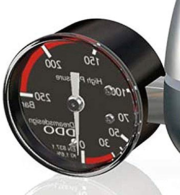 Novacqua - Manometro Co2 Alta Pressione 0-250 Bar Att. 1/8" Radiale
