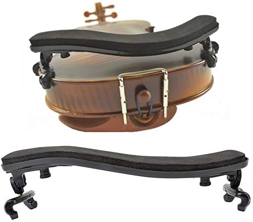 TIMESETL Mentoniere e poggiaspalla 3/4 e 4/4 Poggiaspalla per violino Regolabile con spallina per violino con violino Spalliera Violino Poggiaspalla per Violino