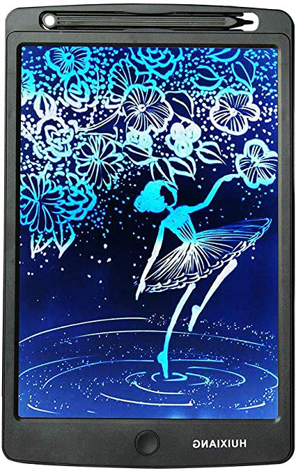 Tavoletta LCD da Disegno Colori 10 Pollici Ewriter Digitale Scrittura Grafica Lavagna Eelettronica Cancellabile Writing Tablet Drawing Pad Regalo per bambini, Insegnante, Studenti, Progettista, Nero