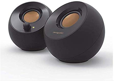 Sistema di altoparlanti desktop moderno Creative Pebble con alimentazione USB 2.0 (Nero)