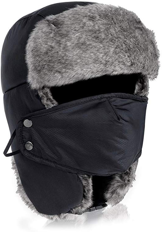 VBIGER Cappello Cosacco Pelliccia Sintetica Anti-vento Caldo Antipolvere per Ski Inverno in Bicicletta