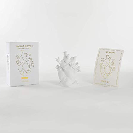 SELETTI Vaso Love In Bloom Bianco