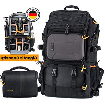 TARION Pro PB-01 Zaino fotografico Colore Nero Zaino Capienza Grande con Marsupio Zaino da trekking Zaino DSLR per il Campeggio Sport da viaggio Fotografia