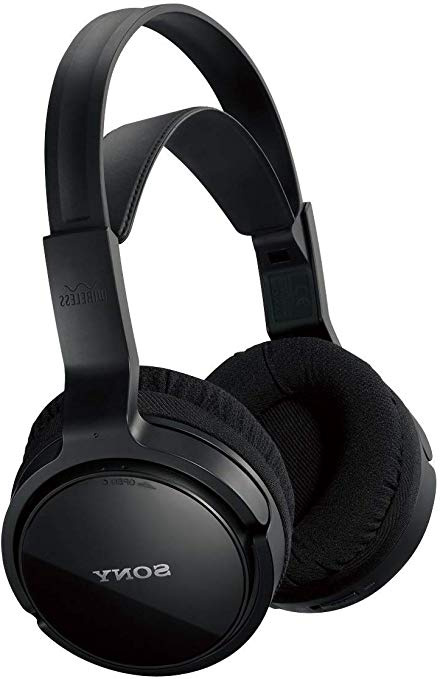 Sony MDR-RF811RK Cuffie Wireless Radiofrequenza, Trasmissione Digitale, AC, FM, Nero