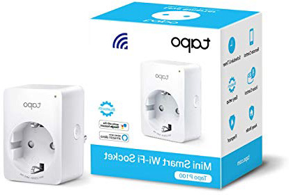 TP-Link Presa Wi-Fi Tapo P100, Smart Plug Compatibile con Alexa e Google Home, Controllo dei Dispositivi Ovunque, Nessun hub esterno necessario (presa schuko)
