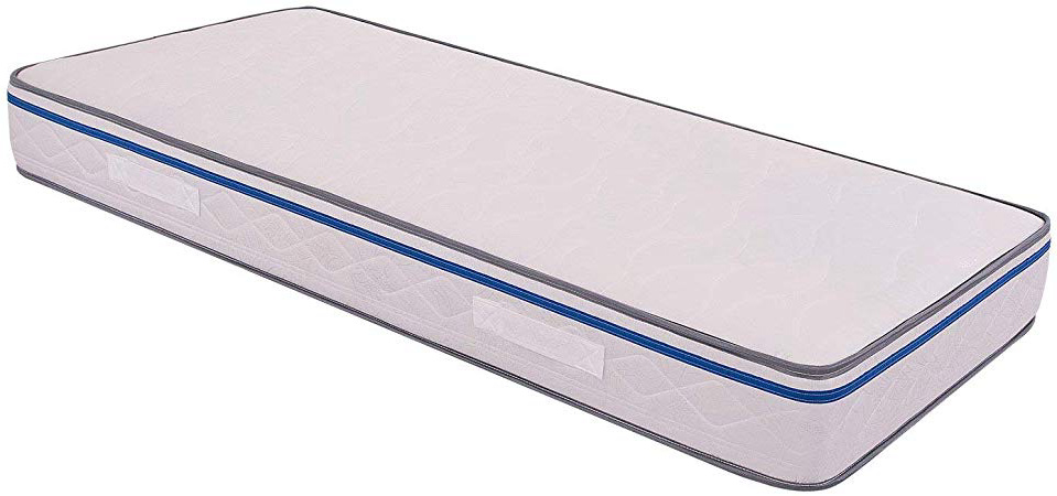 miasuite i sogni italiani Materasso in Memory Foam per Letto Singolo, Misura 80x190 Cm Altezza 22 Cm, Ortopedico ed Anti acaro con Rivestimento Anallergico