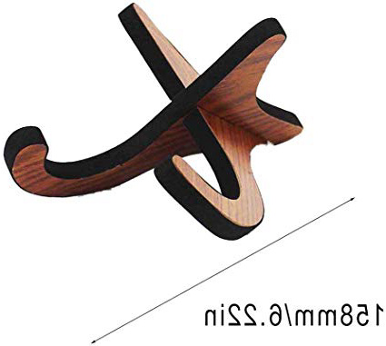 Formulauff - Pezzo in legno pieghevole per ukulele Cithare X piccola chitarra, telaio in legno, supporto per violino, supporto per chitarra, accessori in legno