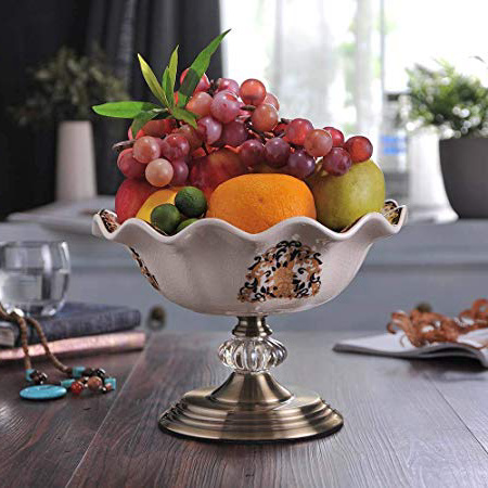 ETH Crepe Ghiaccio Continentali Piatto di Ceramica della Frutta Frutta Secca Composta Piatto Creativo Ceramica Ferro 26 * 26 * 18 Centimetri Beautiful