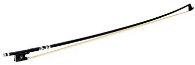 Andoer® - Archetto di violino 4/4 in fibra di carbonio, ebano 4/4 A