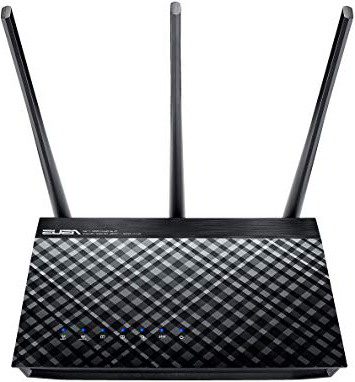 Asus DSL-AC750 Modem Router Wireless, 2,4/5GHz, Dual Band 802.11, ADSL e VDSL a 100 MBps, 3 Antenne Esterne, Velocità AC750