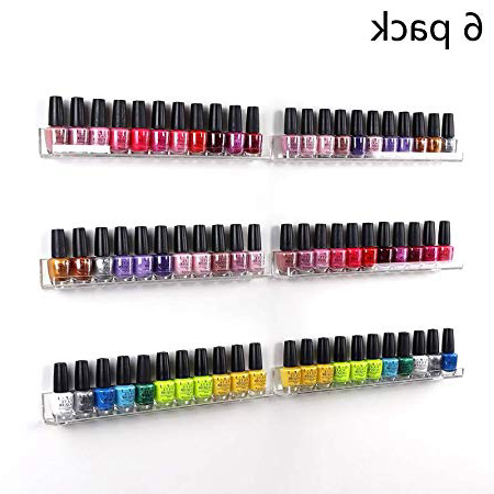 Dawoo Organizzatore di Trucco per Gioielli con Smalto per Unghie Acrilico (6 Pack)