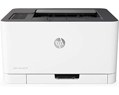 HP Color Laser 150nw (4ZB95A) Stampante Laser a Colori, Scansione tramite HP Smart App, con Funzionalità di Sicurezza Dinamica, Wi-Fi, Wi-Fi Direct, Bianca
