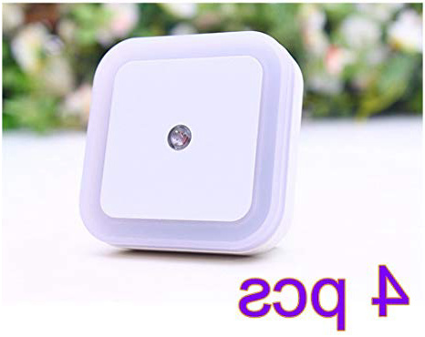 LEDMOMO Luce notturna a LED, lampada da incasso a muro da incasso da 0,8 W con sensore intelligente per bambini neonati Camera da letto materasso per bambini di 4