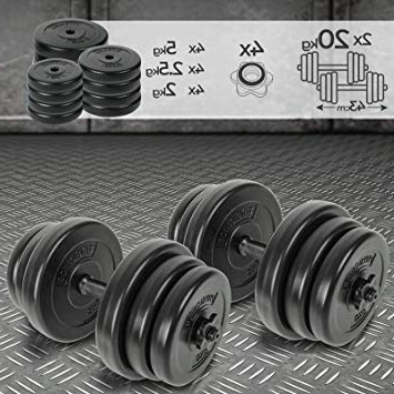 Physionics® Set di Manubri - 30kg o 40kg - Regolabili, Acciaio o Ferro - Taglie a Scelta - Dischi, Pesi, Palestra, Fitness, Allenamento