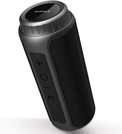 Zamkol Cassa Bluetooth 5.0, 30W HD Stereo Altoparlante Portatile con Bassi Potenti, IPX6 Waterproof Speaker bluetooth, TWS & AUX & Micro SD e Chiamata Vivavoce, per Smartphone, Esterno,Viaggio