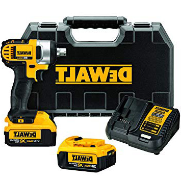 Dᴇ WALT DCF880M2-QW Trapano Avvitatore a Impulsi Attacco 1/2", 4.0 Ah, Motore Brushless, con Doppia Batteria in Valigetta, 18 V