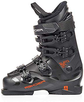 Fischer Cruzar X 9.0 Thermoshape, Scarponi da sci, da uomo, neri/gialli