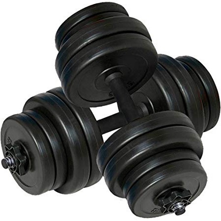 FESTNIGHT Set manubri con Pesi intercambiabili 30 kg