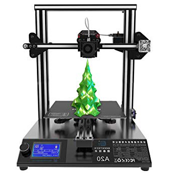 GIANTARM Nuova Geeetech A20 Stampante 3D.Volume di Stampa: 255 * 255 * 255 mm, Ripristino Mancanza Alimentazione, Supporto in Alluminio Spesso 3 mm, Installazione Rapida, Kit fai-da-te.