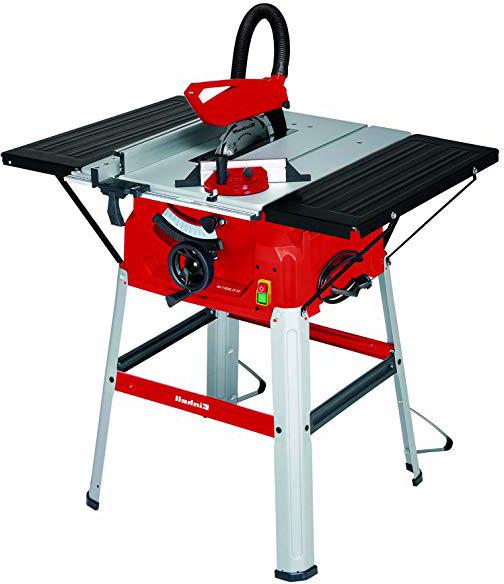 Einhell TC-TS 2025 U Sega Circolare con Banchetto, 1800 W, Due Elementi, Rosso