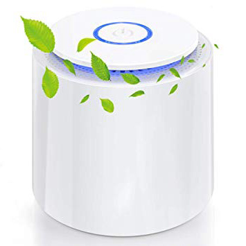 Purificatore d'Aria Portatili 3 in 1 Vero HEAP Filtri A Carboni Attivi Con Funzione Aromaterapia Elimina Polvere/Polline/Fumo/Odori/Muffa/PM2.5 Basso Rumore per Casa/Ufficio