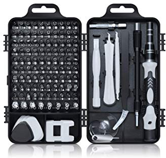 Gocheer 115 in 1 Mini torx Set cacciavite Elettricista Professionali magnetici Stella giraviti Kit cacciaviti precisione per Occhiali, orologiaio,Orologio,Riparazione cellulari,Smartphone, iPhone, PC