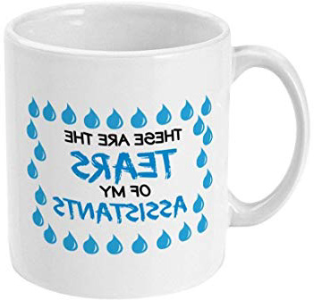 FloradeSweet Queste Sono Le Lacrime dei Miei assistenti Tazza da caffè Regali Divertenti Assistente Personale Regalo per Dentisti Assistente Insegnamento Infermieristico Dentale