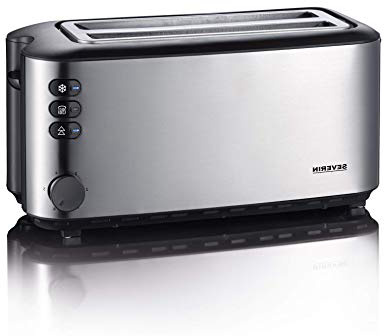 Severin AT 2509 Tostafette Automatico 1400W Nero/Acciaio