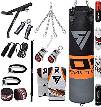 
                
                    
                    
                

                
                    
                    
                        RDX Sacco da Boxe Pieno Arti Marziali MMA Sacchi Pugilato Kick Boxing Muay Thai con Guantoni Allenamento Catena Supporto Muro 17PC Punching Bag Set 4FT 5FT
                    
                

                
                    
                    
                
            