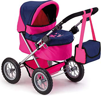 Bayer Design 13013 - Passeggino per Bambole Trendy Rosa/Blu