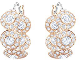 Swarovski Cerchi Angelic, Cristallo Bianco, Placcati Nella Tonalità Oro Rosa, da Donna