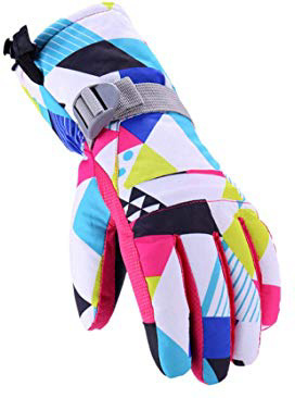 TwoCC Guanti Riscaldati,Guanti Touch Screen Guanti da Ciclismo Guanti da Corsa Antivento Traspiranti Antiscivolo Ideale per Ciclismo Esercizio Sportivo Corsa Sci Snowboard Motocicletta (F (Donna))