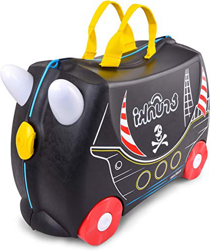 Trunki Valigia Cavalcabile Per Bambini: Il Pirata Pedro (Nero)