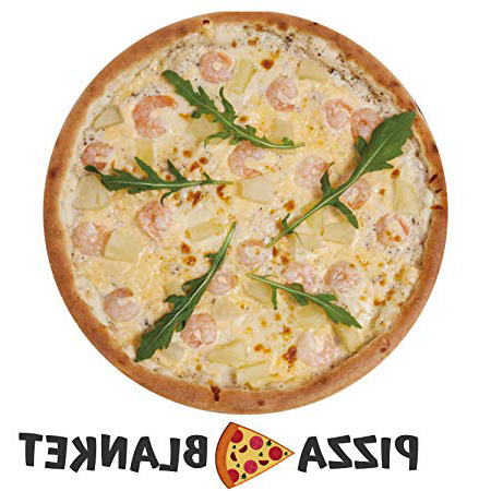 INNObeta Coperta Pizza, Coperta a Forma di Pizza Gigante per Adulti, Coperta Originale Rotonda Pizza per Amici e Famiglia, Coperta Morbida e Confortevole a Forma