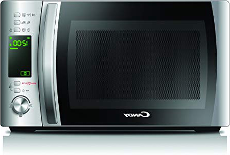 Candy Microonde CMXG20D - Grill e App Cook-in, 20L, 40 Programmi Automatici, 700 W, Argento