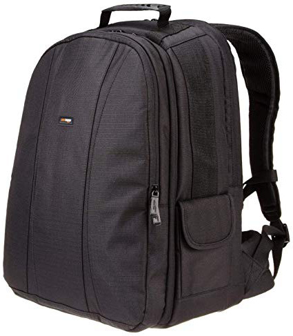 AmazonBasics - Zaino per fotocamera reflex/laptop, colore interno: Arancione