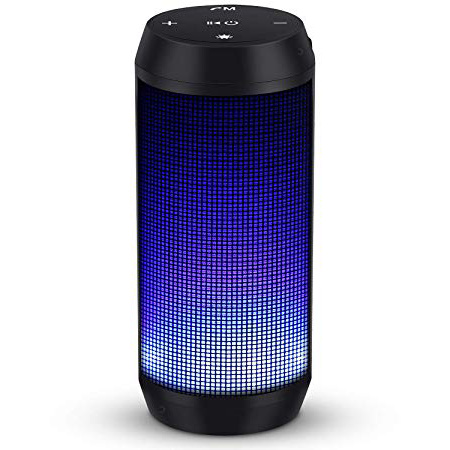 Cassa Bluetooth Altoparlante Speaker Portatili Stereo Hi-Fi Bassi Potenti Luce LED Wireless Micro SD Chiamata Vivavoce Microfono Incorporato Batteria Litio USB ELEHOT