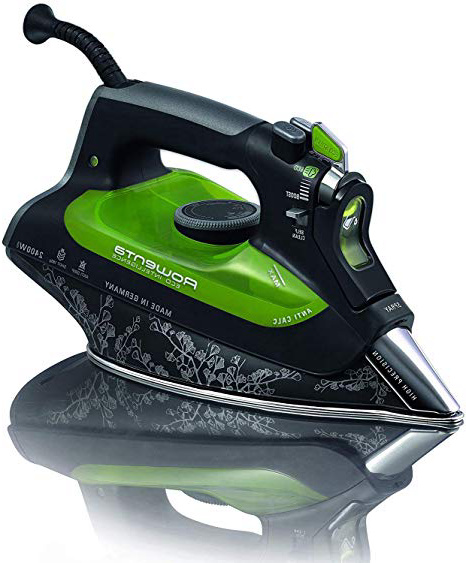 Rowenta DW6010 Ferro da Stiro a Vapore, 2400 W, 180, acciaio inossidabile, Nero/Verde