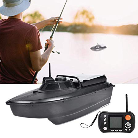 Barca per Esche da Pesca, GPS Sonar Navigazione Automatica 4G 8PCS Target Point 1m/s Telecomando Wireless Lure Ship Motoscafo, Fish Finder Barca Elettrica RC con Doppio Motore 575 Ad Alta Potenza