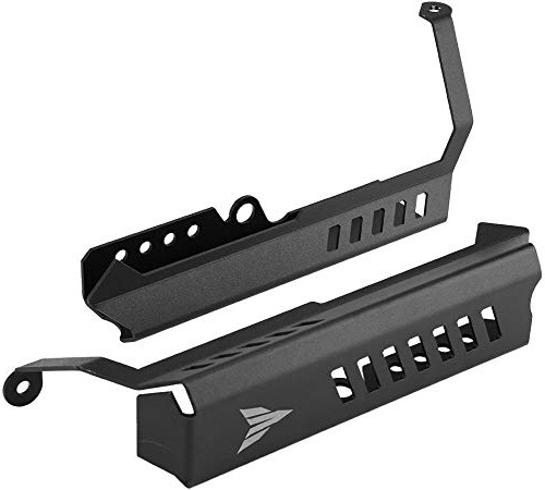 Yctze 2Pcs Coperchi laterali del radiatore del motociclo, protezione della copertura laterale della griglia in lega di alluminio CNC per MT-09 FZ-09 2014-2016
