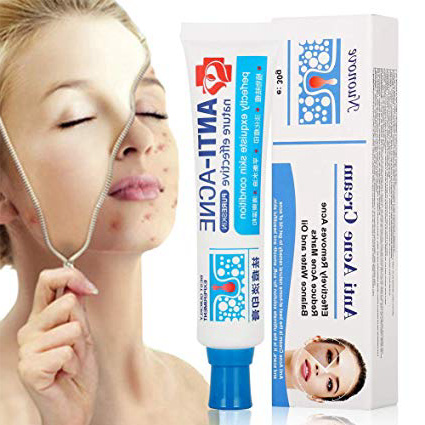 Acne Crema, Crema Anti Acne, Crema Acne, Crema Cicatrici Acne, Crema Viso Acne, Gel anti acne per il viso, il collo, petto e schiena, 30g