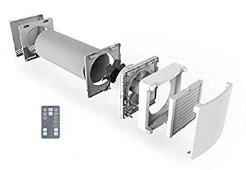 SUEDWIND Ambientka Advanced - Heat recovering (93%) Monostanza, 160 mm, with remote control. 60m³/h, controlled mechanical ventilation