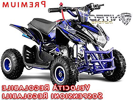 Motorbimbo Nitro Motors MIni Quad 50 Jumpy 4" Premium Blu