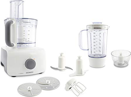 Kenwood FDP643WH MultiPro Compact Robot da Cucina, 1000 W, 3 Litri, Bianco