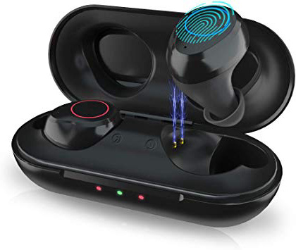 LIFEBEE Auricolari Bluetooth Senza Fili TWS Cuffie 5.0 Riduzione del Rumore Wireless Hi-Fi Stereo Senza Fili Sportivi in Ear Auricolare Bluetooth Mini Cuffie per iPhone iPad Samsung Huawei